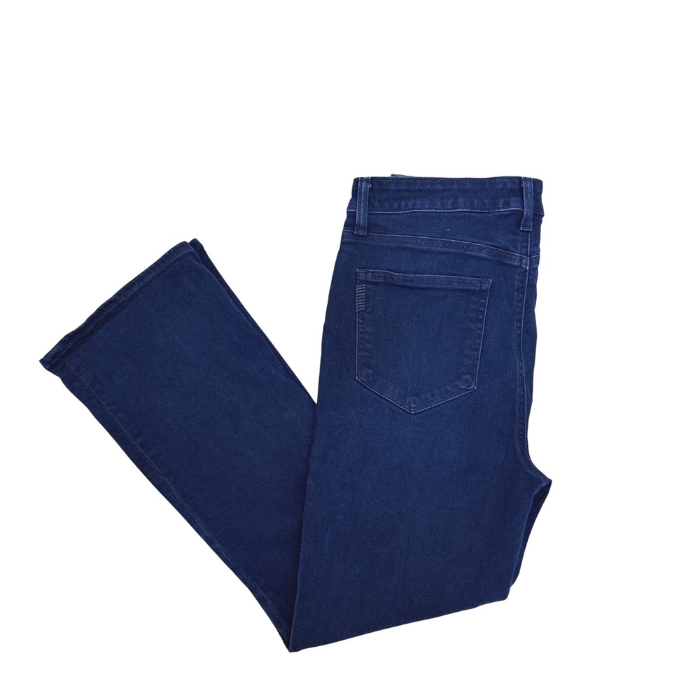Paige Claudine High Rise Ankle Flare Jeans Dark Blue Indigo Women's 31
